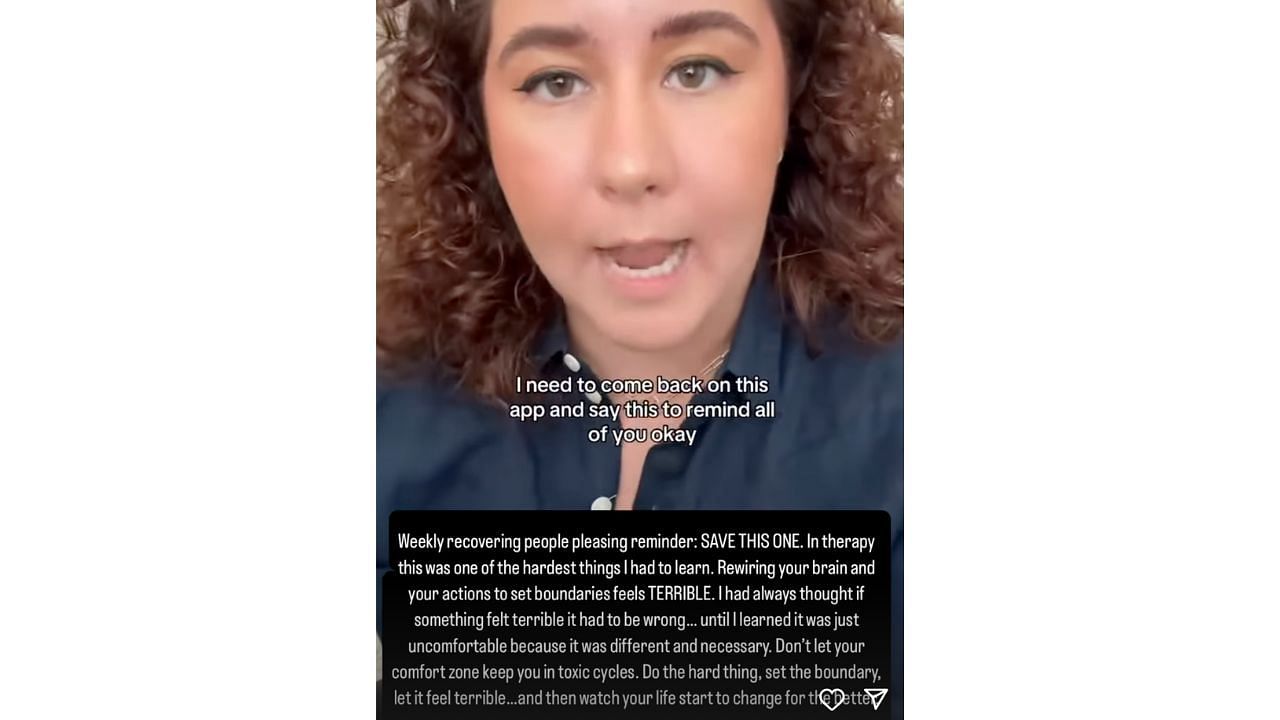 Amanda Balionis shared another bit of ex-people pleaser advice (Instagram/balionis)